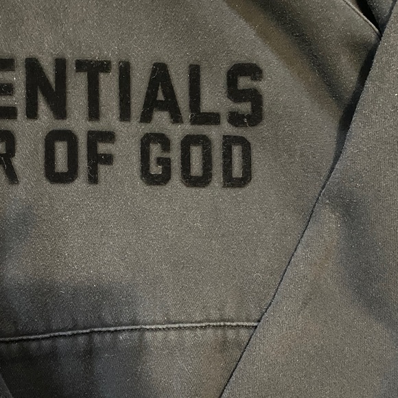 Essentials Black Hoodie - Picture 3 of 6